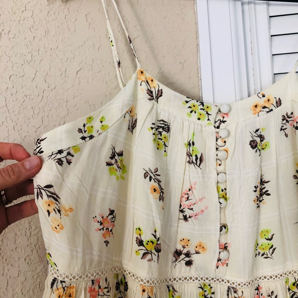 NWOT Floral Mini Dress/Top - Picture 2 of 5